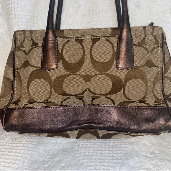 Authentic COACH Brown Purse Shoulder Bag - Picture 5 of 10